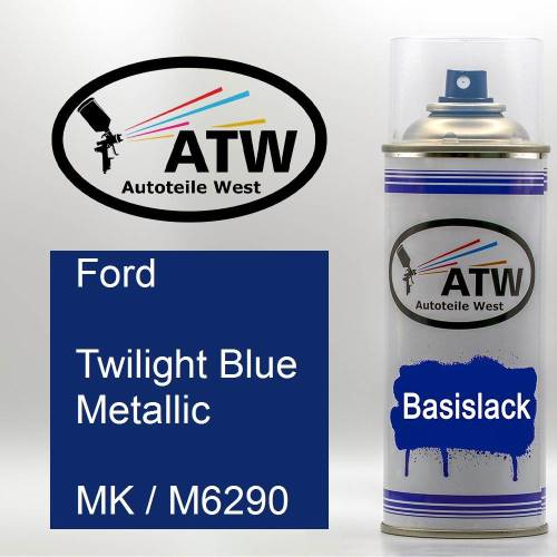 Ford, Twilight Blue Metallic, MK / M6290: 400ml Sprühdose, von ATW Autoteile West.